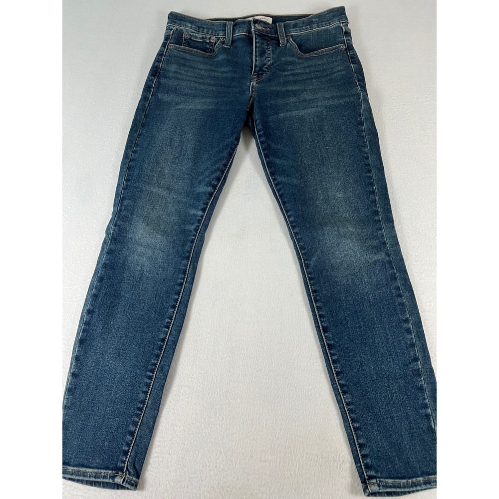 Lucky Brand Ava Skinny Jeans Women 8/29 Blue Excellent Mid Rise Denim